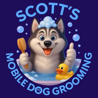 Scott's Mobile Dog Grooming logo